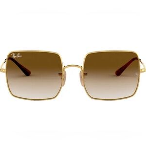 Ray-Ban Gold Frame with Brown Gradient Lenses